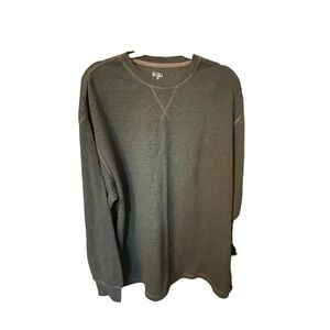 Red Head Men's Long Sleeve
Pullover Size XL Forest Green